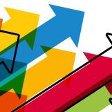 image of upward arrows