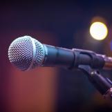 Photograph of a microphone
