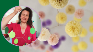 dancing blossoms exhibit with artist Paula Hartmann