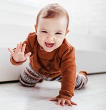 Image of baby crawling
